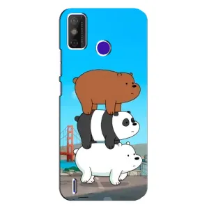 Чехлы с Пандами на TECNO Spark Power 2 (LC8) (Друзья)