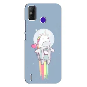 Чехол Unicorn на TECNO Spark Power 2 (LC8) (Единорог космонавт)