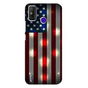 Чохол Прапор USA для TECNO Spark Power 2 (LC8) (Прапор США 2)