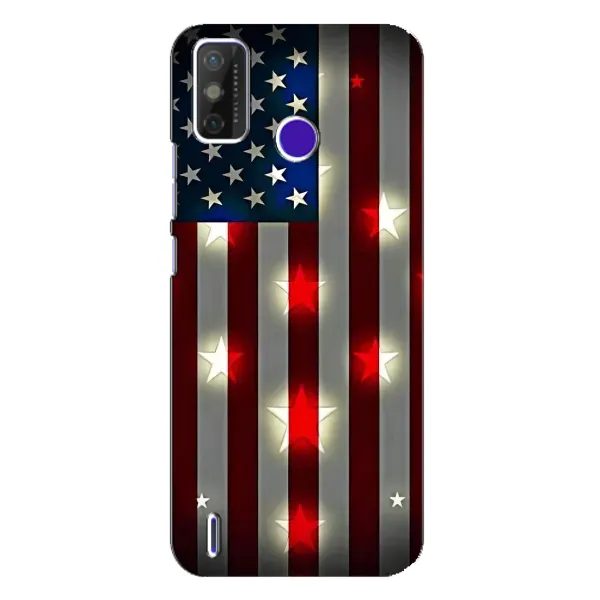 Чехол с рисунком «Флаг США 2» для TECNO Spark Power 2 (LC8) Чехол с рисунком «Флаг США 2» для TECNO Spark Power 2 (LC8)