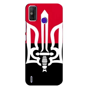 Чохли УПА (Червоно-Чорний) на TECNO Spark Power 2 (LC8) (Герб України)