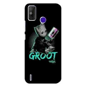 Чехол Супергерои Марвел на Техно Спарк Повер 2 (Groot)