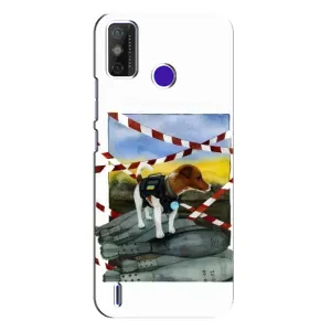 Чехол с принтом Собаки Патрон для TECNO Spark Power 2 (LC8) (Храбрый Патрон)