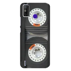 Чехол с Прикольным принтом на TECNO Spark Power 2 (LC8) (Кассета магнитофона)