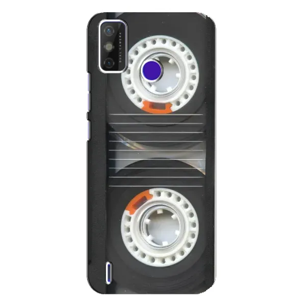 Чехол с рисунком «Кассета магнитофона» для TECNO Spark Power 2 (LC8)