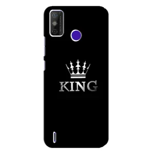 Чехол (Корона на чёрном фоне) для Техно Спарк Повер 2 (KING)