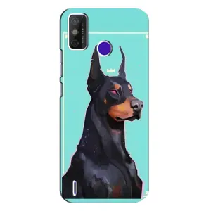 Чехол ДОБЕРМАН для TECNO Spark Power 2 (LC8) (Король доберман)