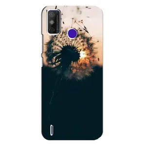 Силиконовый Чехол с одуванчиками на TECNO Spark Power 2 (LC8) (Красивый одуванчик)
