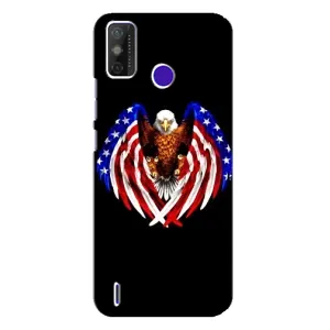 Чохол Прапор USA для TECNO Spark Power 2 (LC8) (Крила США)