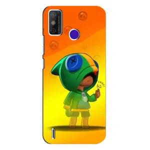 Чехол Бравл Старс для TECNO Spark Power 2 (LC8) (LEON в кофте)