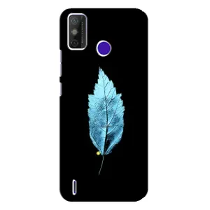 Чохол з картинками на чорному фоні для TECNO Spark Power 2 (LC8) (Листя)