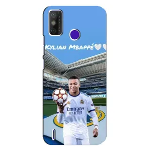 Чехол (TPU) с Футболистом на TECNO Spark Power 2 (LC8) (Mbappe Real)