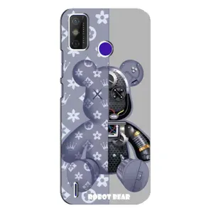 Силіконовий чохол для TECNO Spark Power 2 (LC8) (Ведмідь Louis Vuitton)