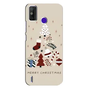 Чехол Санта Клаус для TECNO Spark Power 2 (LC8) (Merry Christmas)