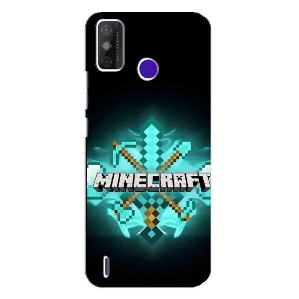 Чехол с рисунком «MineCraft 2» для TECNO Spark Power 2 (LC8)