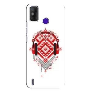 Силиконовый Чехол на TECNO Spark Power 2 (LC8) с картинкой Вышиванки (Модная вышиванка)
