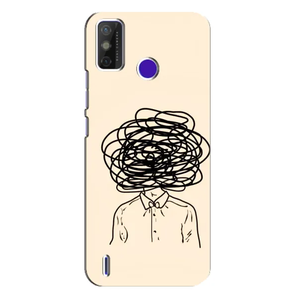 Чехол с рисунком «Мысли» для TECNO Spark Power 2 (LC8) Чехол с рисунком «Мысли» для TECNO Spark Power 2 (LC8)