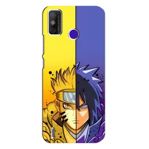 Купить Чехлы на телефон с принтом Anime для TECNO Spark Power 2 (LC8) (Naruto Vs Sasuke)