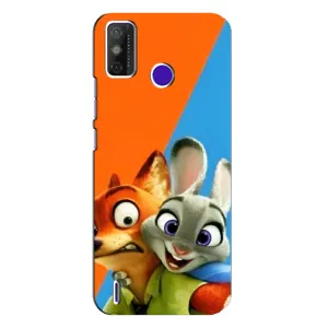 Чехлы ЗВЕРОПОЛИС для TECNO Spark Power 2 (LC8) (Ник и Хопс)