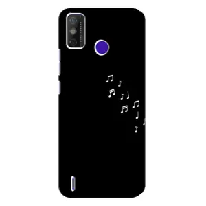 Чохол з картинками на чорному фоні для TECNO Spark Power 2 (LC8) (Ноти)