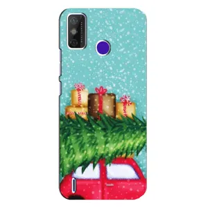 Чехол Новогодняя Елка на TECNO Spark Power 2 (LC8) (Новогодние подарки)