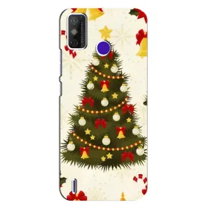 Чехол Новогодняя Елка на TECNO Spark Power 2 (LC8) (Новогодний принт)