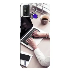 Силиконовый бампер (Работники) на TECNO Spark Power 2 (LC8) (Офисный работник)