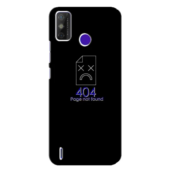 Чехол с рисунком «Ошибка 404» для TECNO Spark Power 2 (LC8) Чехол с рисунком «Ошибка 404» для TECNO Spark Power 2 (LC8)