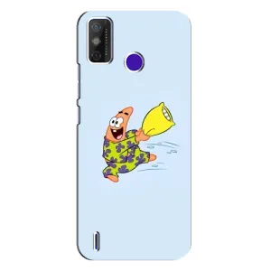 Чехлы с Патриком на TECNO Spark Power 2 (LC8) (Патрик с подушкой)