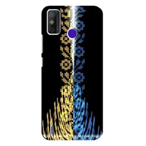 Силиконовый Чехол на TECNO Spark Power 2 (LC8) (Патриотическая вышиванка)