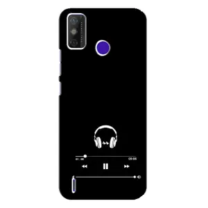 Чохол з картинками на чорному фоні для TECNO Spark Power 2 (LC8) (Плеєр)
