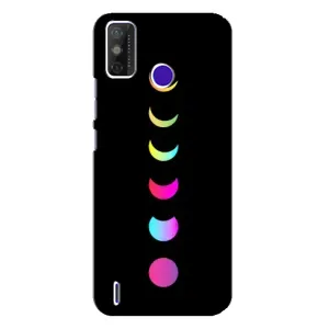 Чехол (ТПУ) с планетами на TECNO Spark Power 2 (LC8) (Полнолуние)
