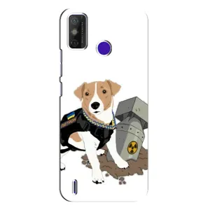 Чехол с принтом Собаки Патрон для TECNO Spark Power 2 (LC8) (Пёс Патрон с ракетой)