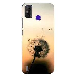 Силиконовый Чехол с одуванчиками на TECNO Spark Power 2 (LC8) (Роздумаханый одуванчик)