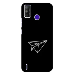 Чохол з картинками на чорному фоні для TECNO Spark Power 2 (LC8) (Літак)