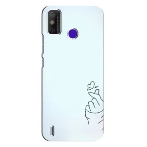 Чохол (Знак сердечка) для TECNO Spark Power 2 (LC8) (Сердечко на блакитному)