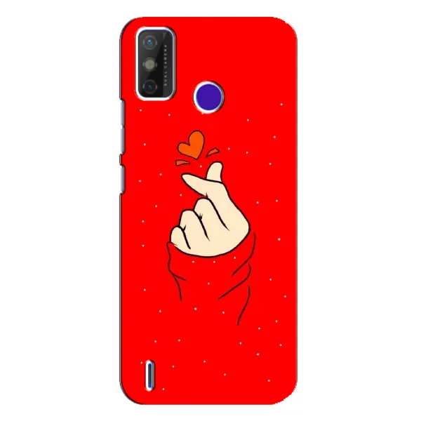 Чехол с рисунком «Сердце на красном» для TECNO Spark Power 2 (LC8) Чехол с рисунком «Сердце на красном» для TECNO Spark Power 2 (LC8)