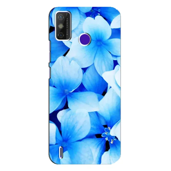 Чехол с рисунком «Синие цветы» для TECNO Spark Power 2 (LC8) Чехол с рисунком «Синие цветы» для TECNO Spark Power 2 (LC8)