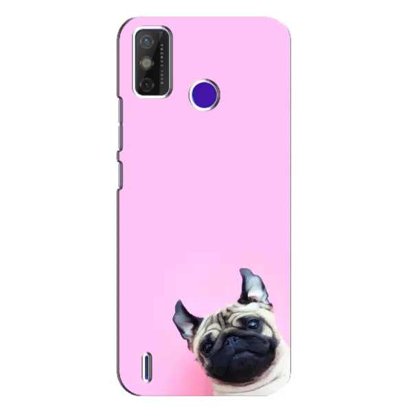 Чехол с рисунком «Собака на розовом» для TECNO Spark Power 2 (LC8) Чехол с рисунком «Собака на розовом» для TECNO Spark Power 2 (LC8)