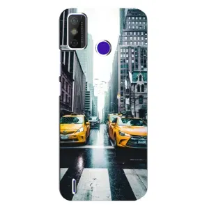 Силиконовый бампер (Работники) на TECNO Spark Power 2 (LC8) (Такси)