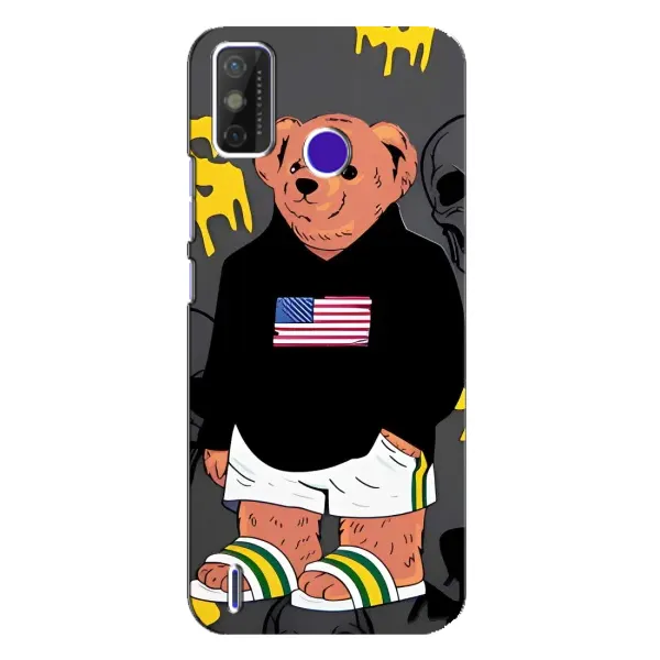 Чехол с рисунком «Teddy USA» для TECNO Spark Power 2 (LC8) Чехол с рисунком «Teddy USA» для TECNO Spark Power 2 (LC8)