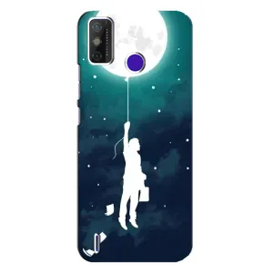 Чехол (ТПУ) с планетами на TECNO Spark Power 2 (LC8) (To The moon)