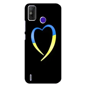 Силиконовый Чехол на TECNO Spark Power 2 (LC8) (Я-Украина) (Украинское сердце)