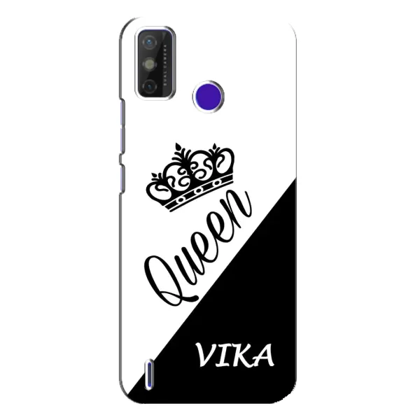 Чехол с рисунком «VIKA» для TECNO Spark Power 2 (LC8)