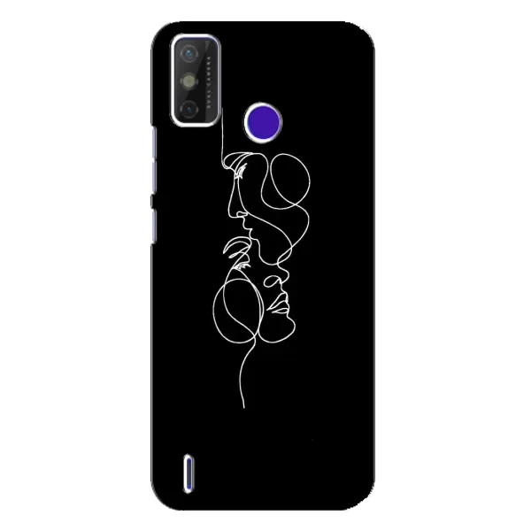 Чехол с рисунком «Влюбленная пара» для TECNO Spark Power 2 (LC8)