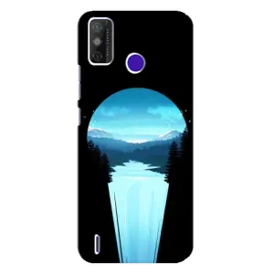 Летний Чехол на TECNO Spark Power 2 (LC8) (Синий Водопад)