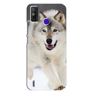 Чехол с Волком на TECNO Spark Power 2 (LC8) (Волк на снегу)
