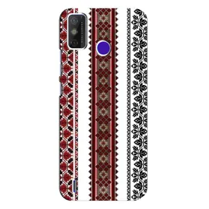 Силиконовый Чехол на TECNO Spark Power 2 (LC8) с картинкой Вышиванки (Вышиваночки)