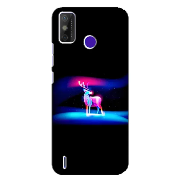 Чехол с рисунком «Яркий олень» для TECNO Spark Power 2 (LC8)
