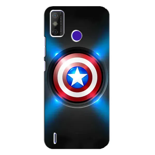 Чехол с рисунком «Яркий Щит Капитана» для TECNO Spark Power 2 (LC8) Чехол с рисунком «Яркий Щит Капитана» для TECNO Spark Power 2 (LC8)
